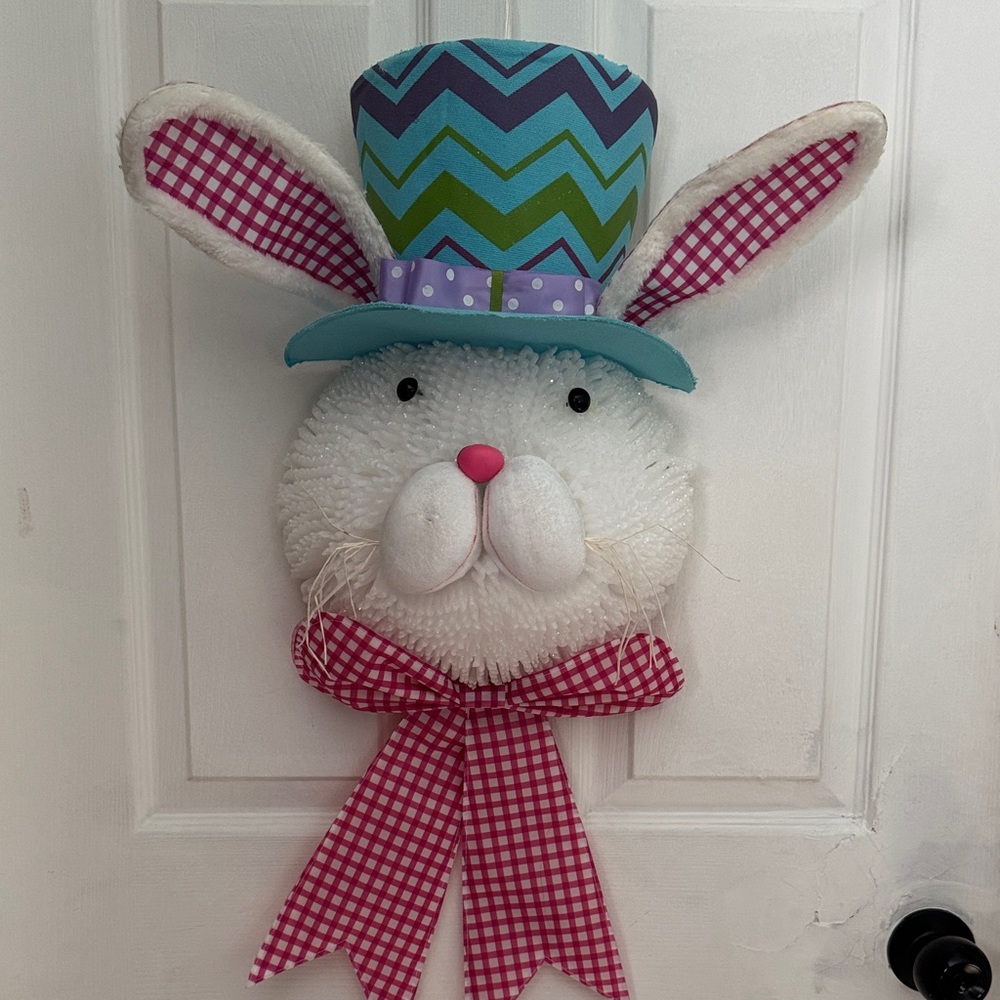 Colorful Bunny Wall Decor
